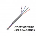 305 mts. cable Rj45 UTP cat5e interior libre de halógenos