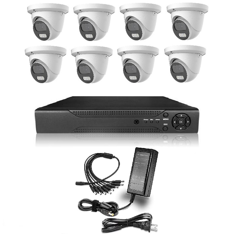 Equipo para instaladores de 8 Cámaras CCTV